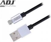 ADJ 110-00089 Reversible USB 2.0/Micro USB Cable AI219 [1.5m, Nylon]