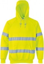 Portwest hoodie met reflecterende strepen S Geel