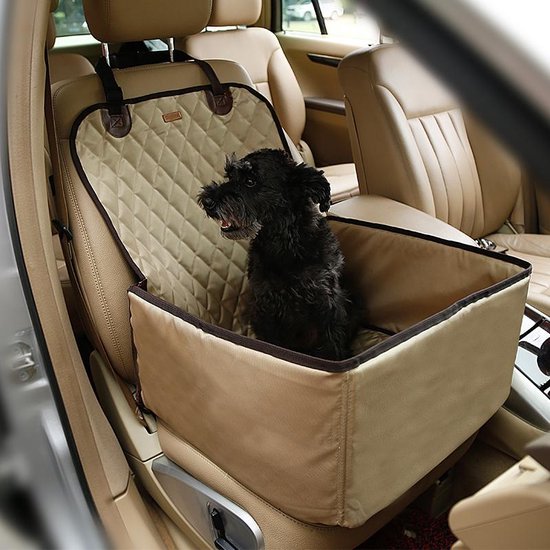 Autostoel Hond of Kat Multifunctioneel 45 cm x 45 cm - Waterproof - Beige -... | bol.com