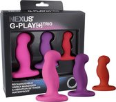 Nexus G-Play Trio - Buttplug set - Kleurrijk