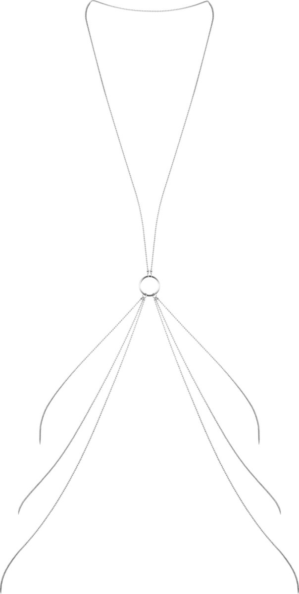 Bijoux Indiscrets Magnifique 8 Lichaamsketting - Zilver