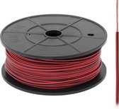 FLRY -B kabel - 1x 0,75mm - Rood/Zwart - Per meter