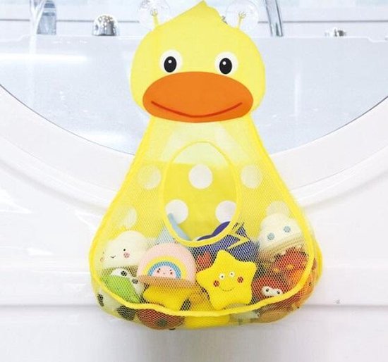Baby Douche Bad speelgoed opbergzak zuignap baby badkamer | bol.com