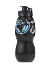 WatertoGo Drinkfles Waterfles met Filter - 75cl - Zwart – BPA Vrij