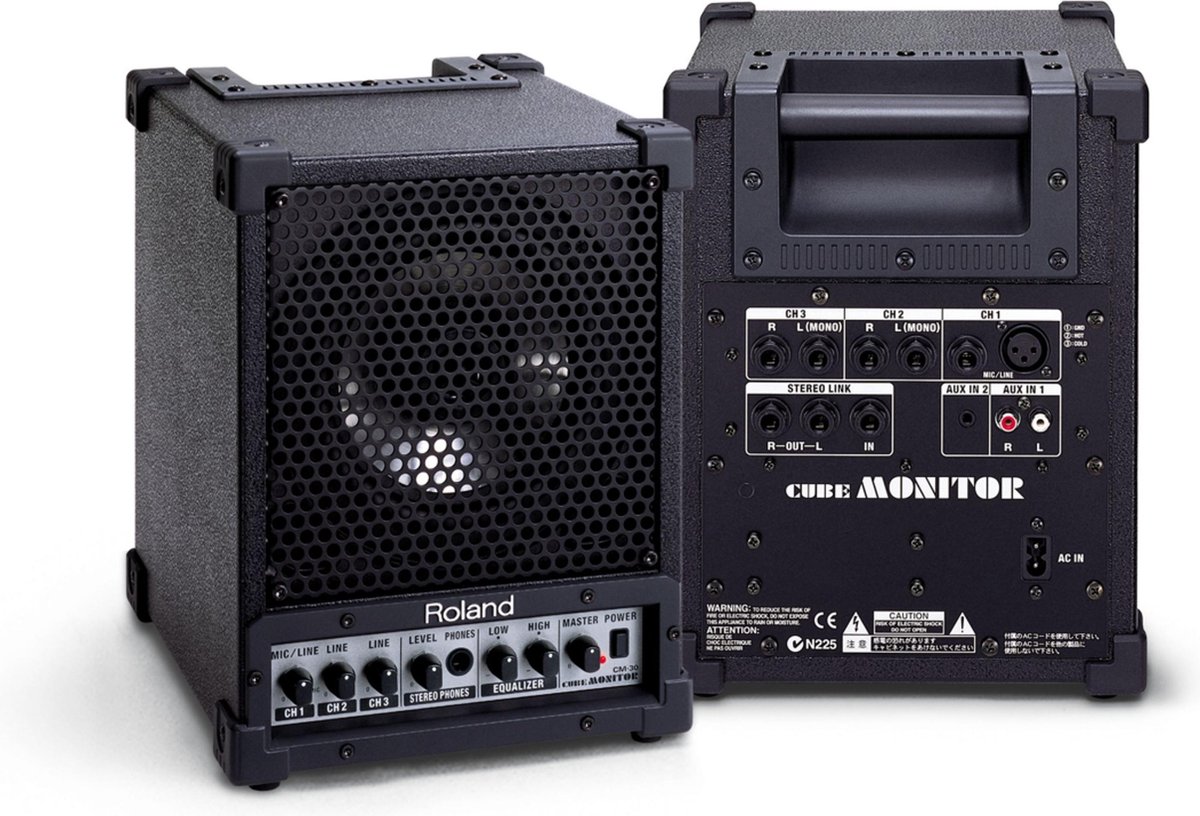 Roland CM‑30 – Compact 30W 6.5" Coaxial Portable Mixing Monitor