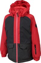 Color Kids Diana Wintersportjas - Maat 122  - Meisjes - rood/ zwart/ roze
