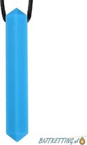 Bijtketting Lange Kristal | Basic staafje lang | Diverse kleuren | Blauw