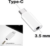3.5mm Jack Koptelefoon Wit Kabel Type-C naar  USB C naar 3.5 Mm AUX Hoofdtelefoon Adapter voor Huawei Mate 20 lite P20 Pro Htc voor Xiao mi mi