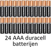 24 stuks AAA Duracell alkaline batterijen