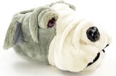 Dierenpantoffel Hond grijs/wit 40-41