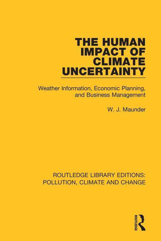 Routledge Library Editions: Pollution, Climate and Change -  ... - cover