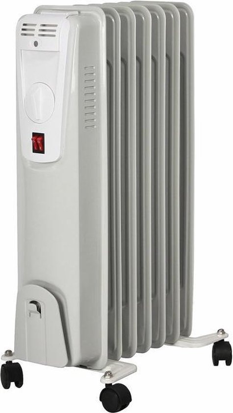 Olieradiator, 2500 W, elektrische verwarming, energiebesparend, met 11