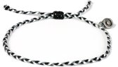 Chibuntu® - Zwart Grijs Witte Armband Heren - Original armbanden collectie - Mannen - Armband (sieraad) - One-size-fits-all