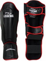 Legend Sports Shin Guards Best Unisexe Noir / Rouge Taille Xs