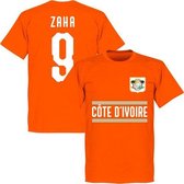 Ivoorkust Zaha 9 Team T-Shirt - Oranje - S