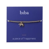 Biba armband goud met tijger 53388GOLD