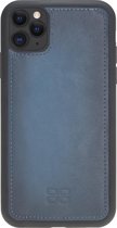 Bouletta 'Genuine Leather Case' iPhone 11 Pro Max Hoesje - BackCover - Dark Blue