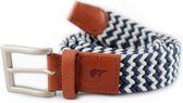 Gerecyclede Riem Peter (blauw and wit)