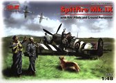 1:48 ICM 48801 Spitfire Mk IX with Raf Pilots Plastic kit