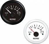 Voltmeter 8-16V (zwart) (RECKY13200)