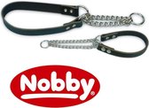 Nobby halsband slipketting - hals-vriendelijk Bruin 20-35 x 1,4 cm - 1 st