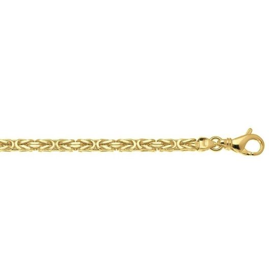 Chique koningsschakel armband van 14 karaat goud | bol