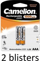 Camelion oplaadbare  batterijen AAA (1000 mah) - 4 stuks