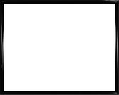 Homedecoration Biggy - Cadre photo - Format photo - 27 x 77 cm - Plastique - Noir brillant