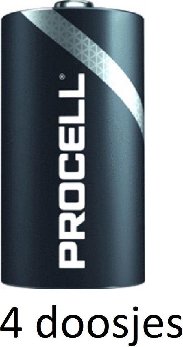 4x Procell Alkaline D / LR20 - 10 pack -