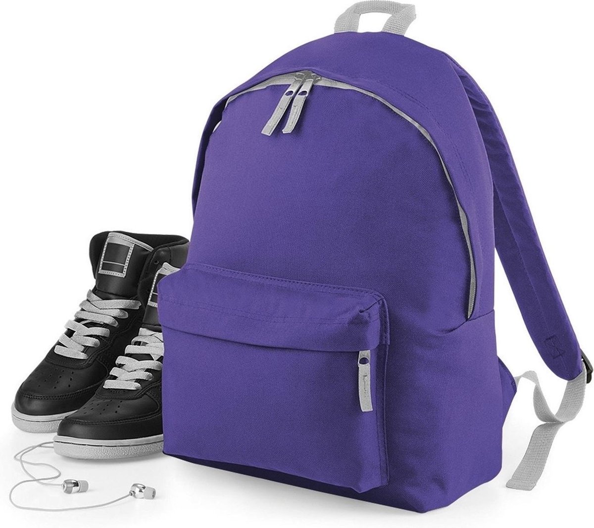 Junior Fashion Backpack/Rugzak BagBase - 12 Liter Purple