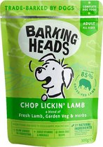 Barking Heads Chop Lickin' Lamb - Hondenvoer - Natvoer - Biologisch - 10 x 300gr