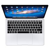 Siliconen Toetsenbord cover voor MacBook Air 13.3 inch model 2018 (A1932) - Zwart - NL indeling