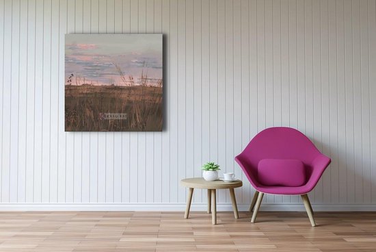Peinture - paysage désertique (impression premium sur toile)