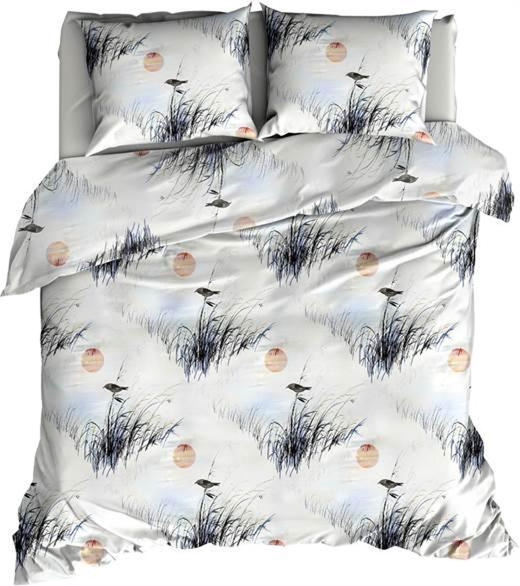 Satin d'Or Grieg - Dekbedovertrek - Lits-jumeaux - 240x200/220 cm + 2 kussenslopen 60x70 cm - Multi kleur