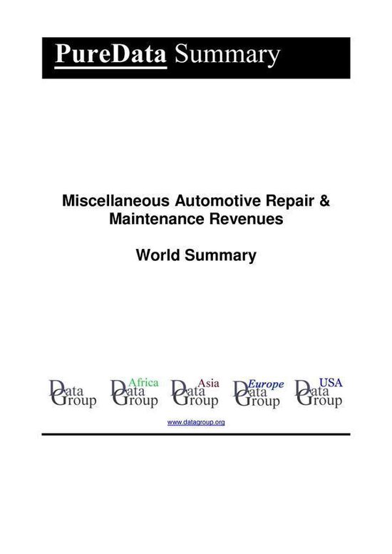 PureData World Summary 3283 - Miscellaneous Automotive Repai ... - cover