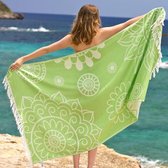 Fashion4wellness Hamamdoek Gypsy   /  FOUTA - STRANDLAKEN - SAUNADOEK - 190 X 100 CM KATOEN