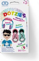 DTZ12.011 Diamond Dotz® Dotzies 3 Stickers Pack - Cool Boy