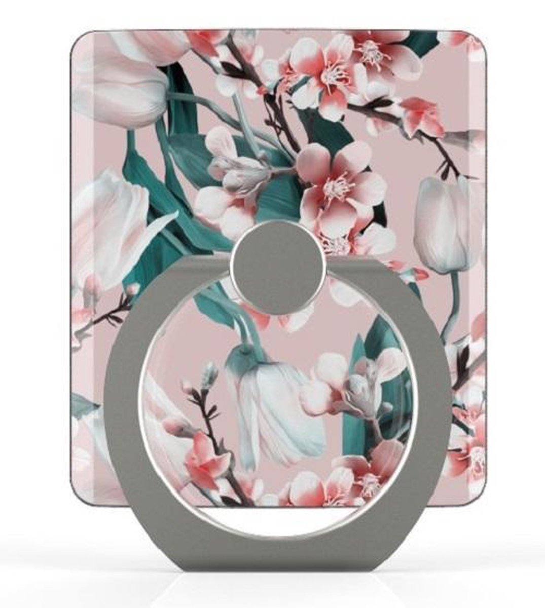 Ring Houder / Standaard voor mobiele telefoon - Bloemen