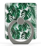 Ring Houder / Standaard voor mobiele telefoon - Palm Blaadjes