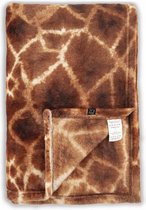 ZoHome Giraffe Plaid - Fleece - 140x200 cm - Orange