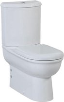 Toiletpot Staand Creavit Keramiek met Reservoir Bidet en Toiletbril Wit