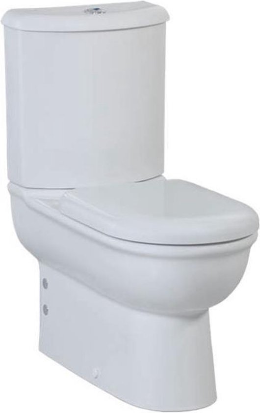 Lieve Rationalisatie kleur Toiletpot Staand Creavit Keramiek met Reservoir Bidet en Toiletbril Wit |  bol.com