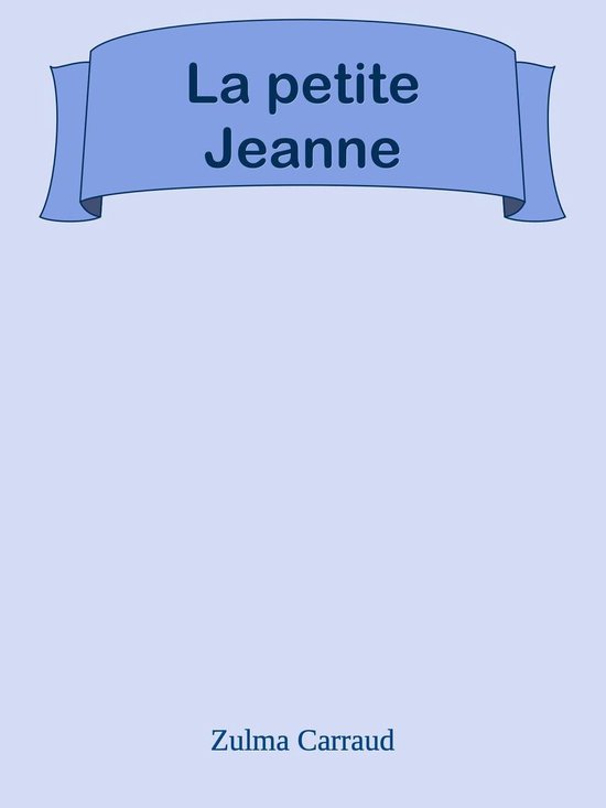 La petite Jeanne - cover