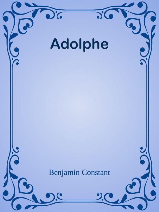 Adolphe - cover