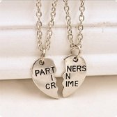 Partners in crime BFF ketting