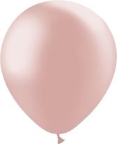 Rosé Gouden Ballonnen Metallic 30cm 50st