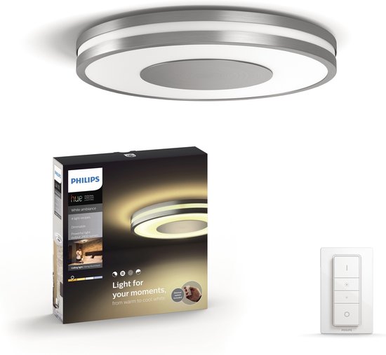 Philips Hue Being - White Ambiance - Met 1 dimmer switch | bol.com