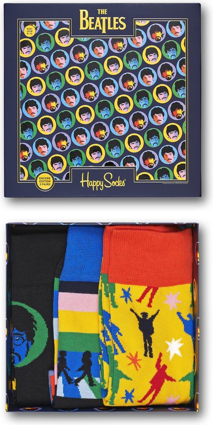 Happy Socks Beatles 3P Giftbox - Maat 36-40