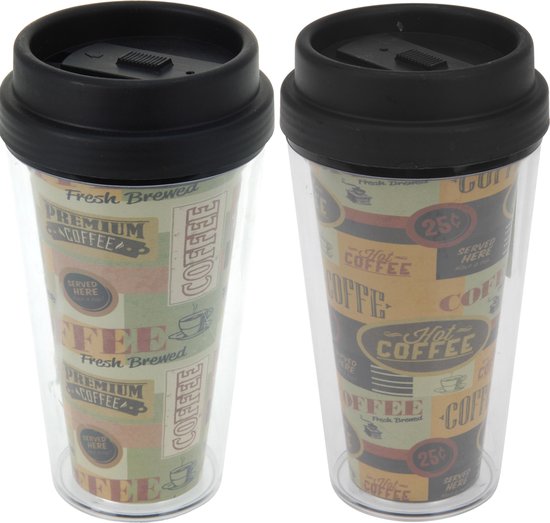 Dubbelwandige Koffie beker to Go | bol.com