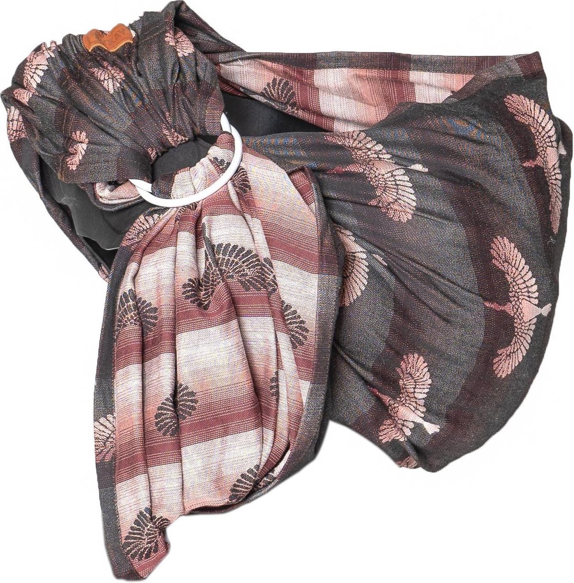 ByKay - Draagdoek - Ringsling - Organic Cotton - Storks - Jaquard ByKay - Draagdoek - Ringsling - Organic Cotton - Storks - Jaquard